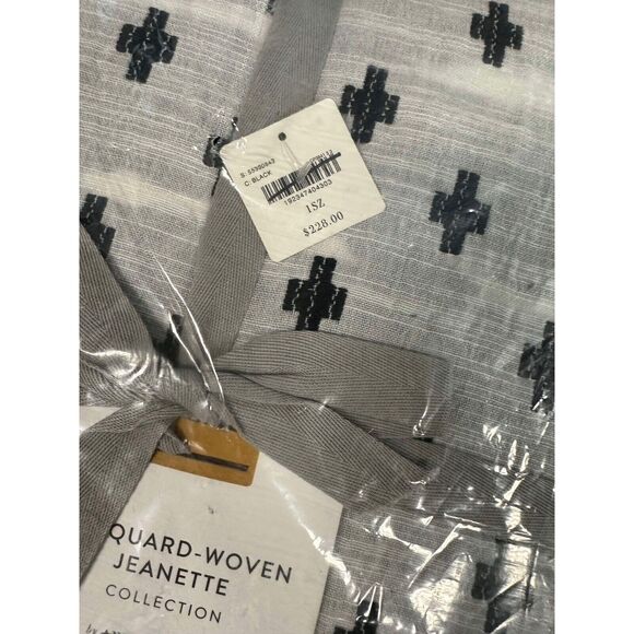 NWT Anthropologie Jacquard Woven Jeanette Queen Duvet - Picture 7 of 9